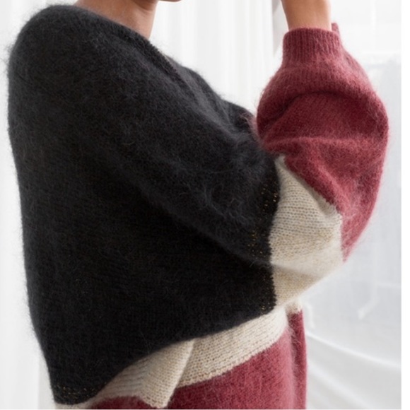 & Other Stories Colour Block Stripe Sweater - Picture 3 of 12